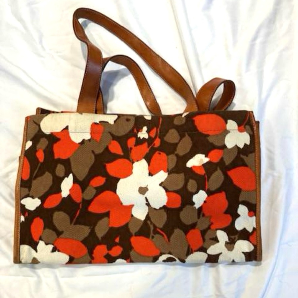 Kate Spade Multi-Color Floral Canvas Bag